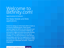 Tablet Screenshot of bitfinity.com